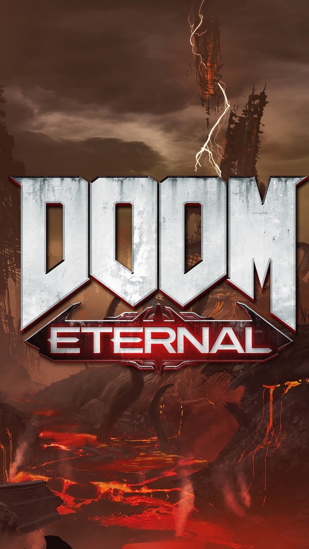 Doom Eternal lock screen wallpaper