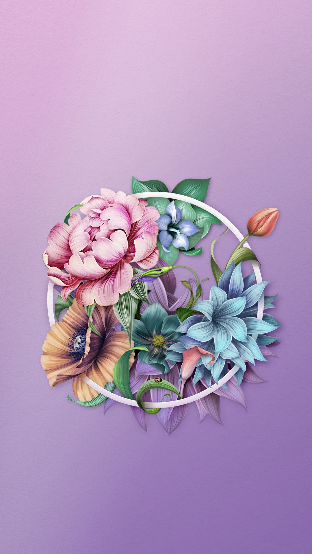 Floral screensaver wallpaper