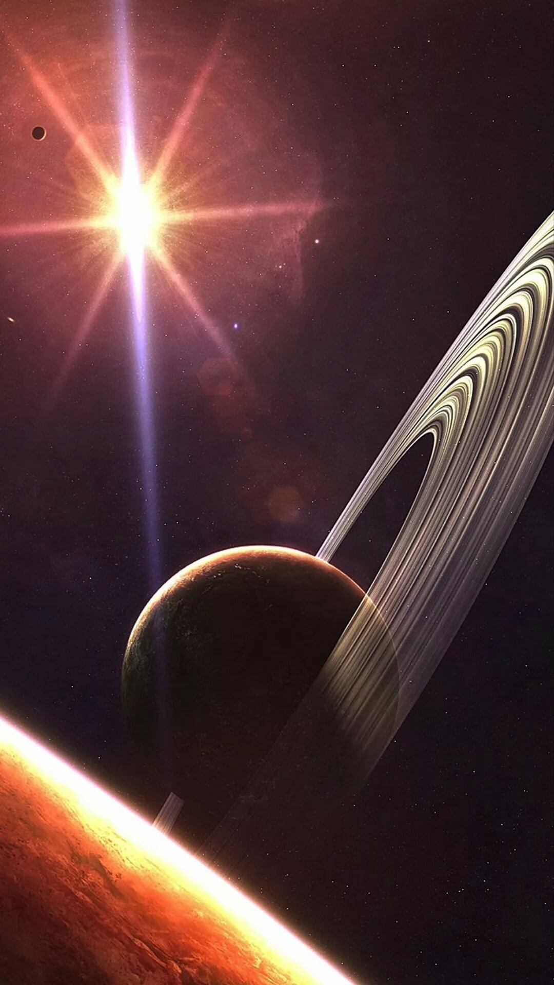 Saturn screensaver wallpaper