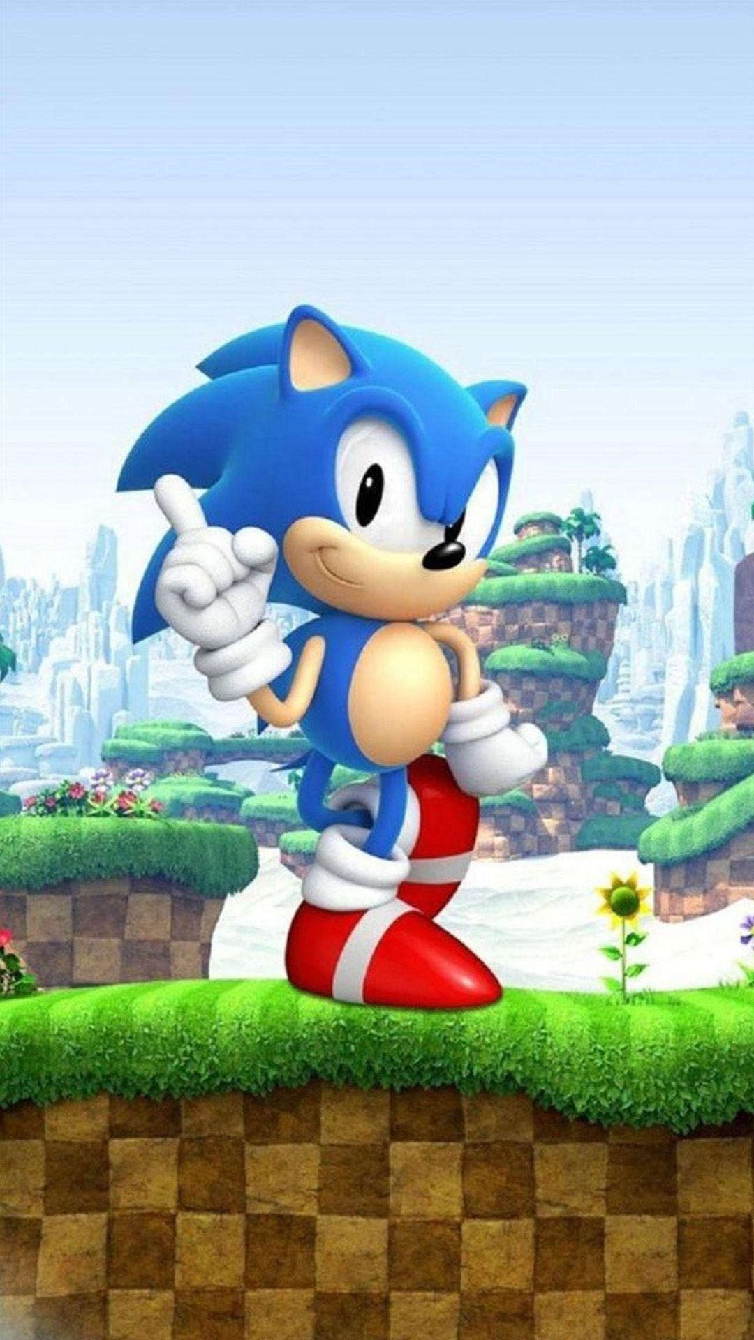 Sonic The Hedgehog iphone home screen wallpaper