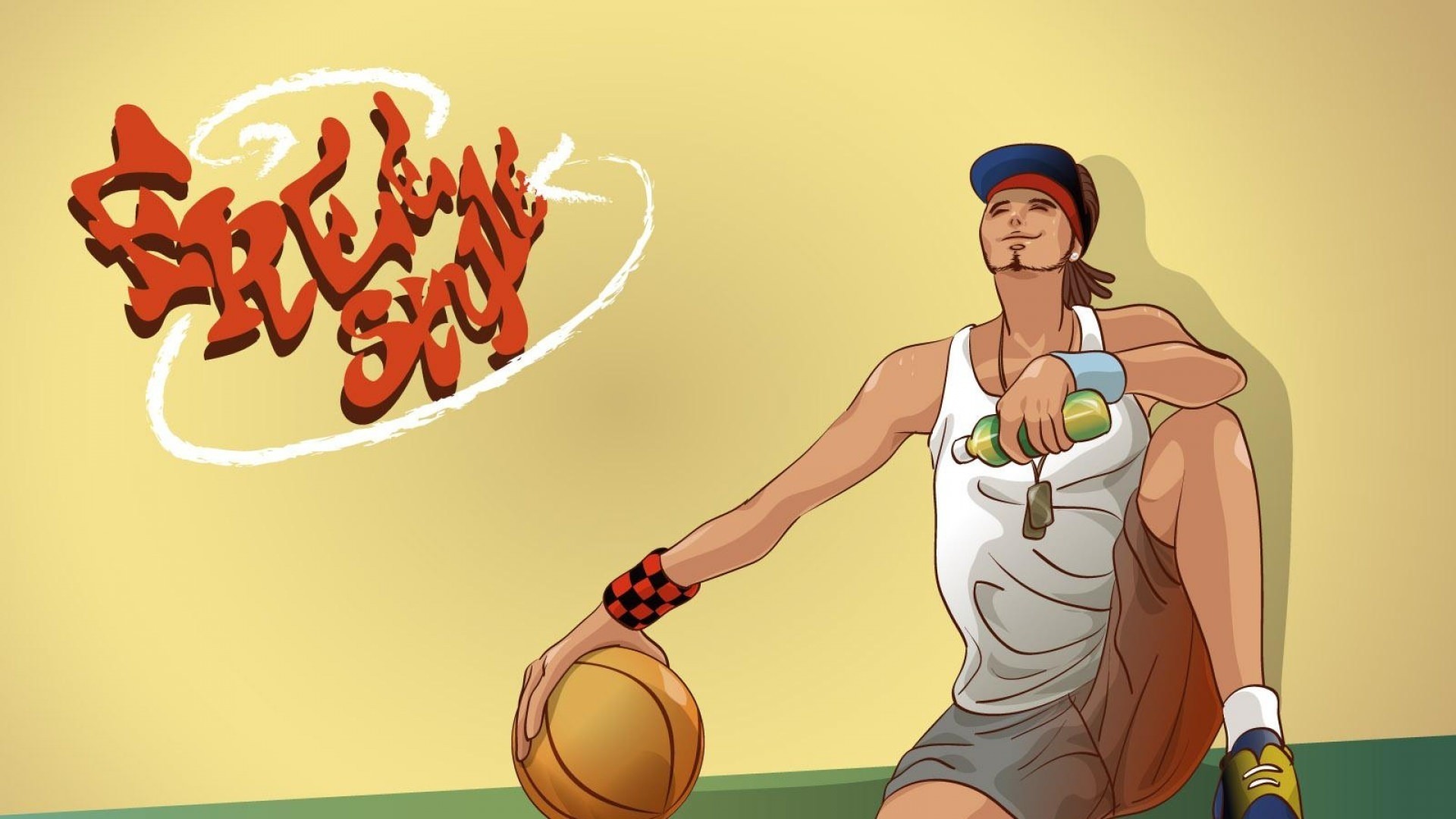 Cartoon Basketball Free Wallpaper and Background