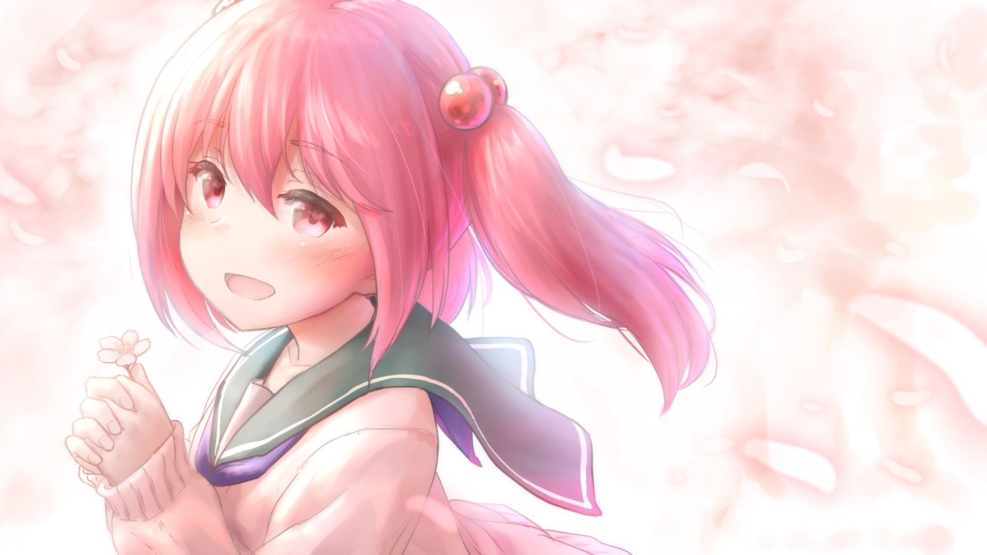 Characters With Pink Hair PC Wallpaper