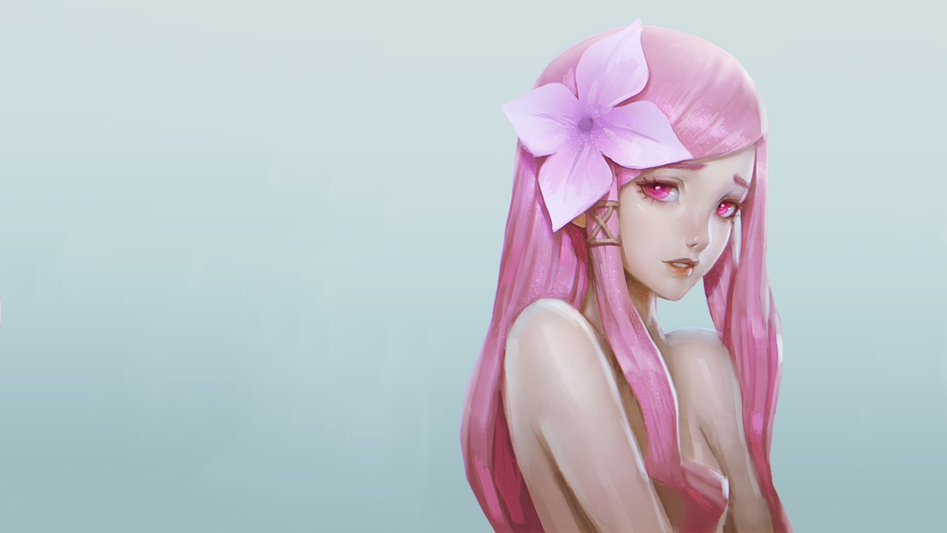Characters With Pink Hair Download Wallpaper