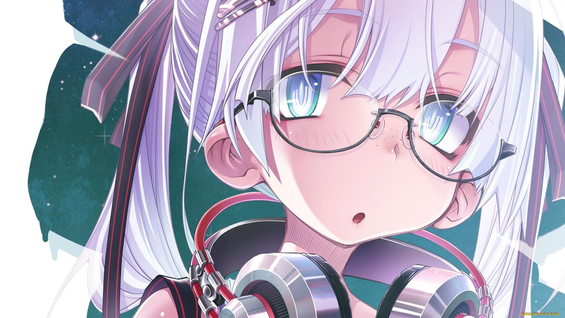 Anime Girl With Glasses Picture