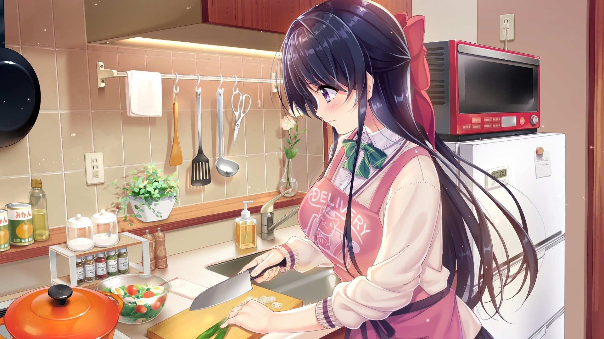 Anime Kitchen Background
