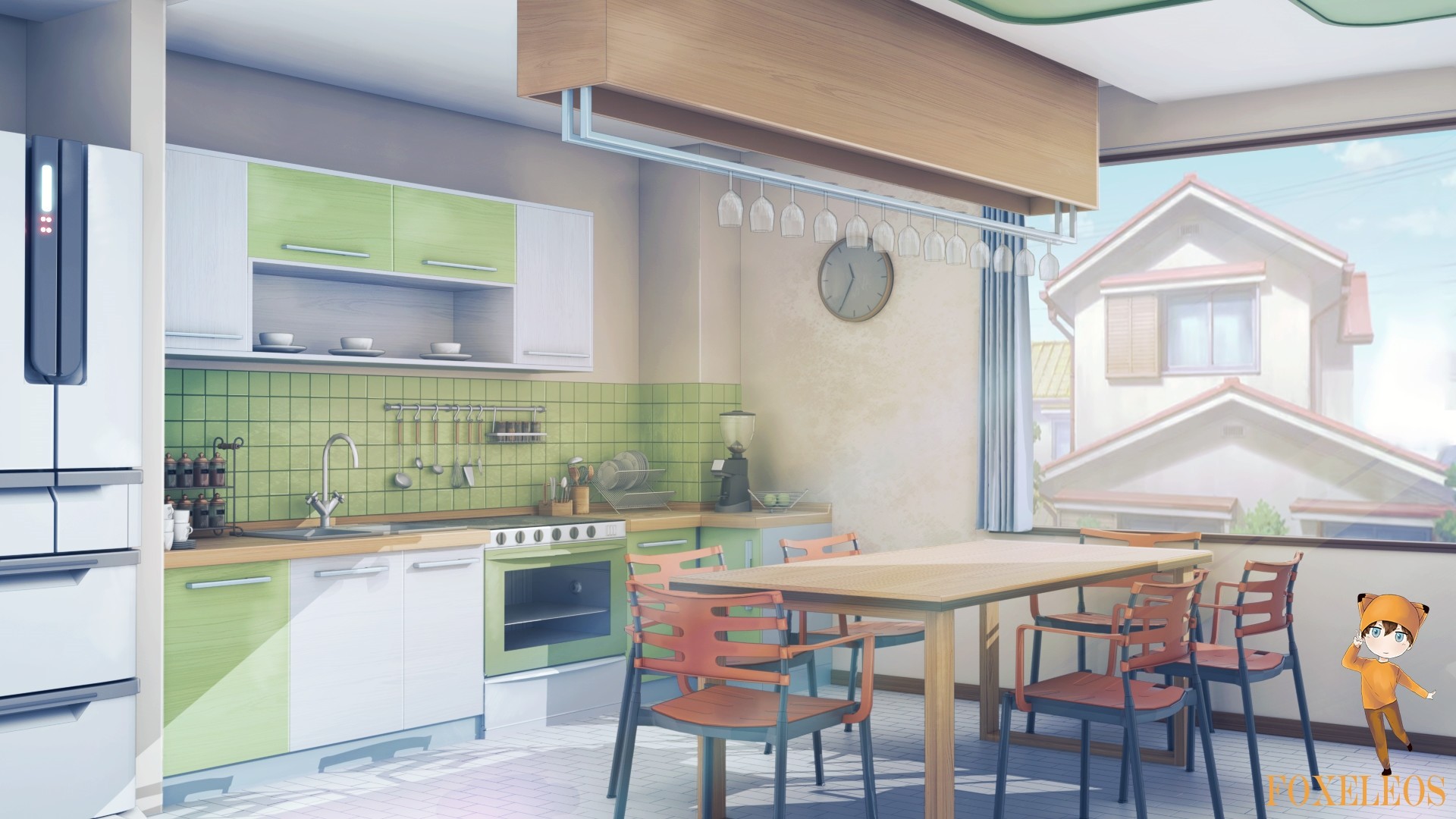 Anime Kitchen Desktop Wallpaper