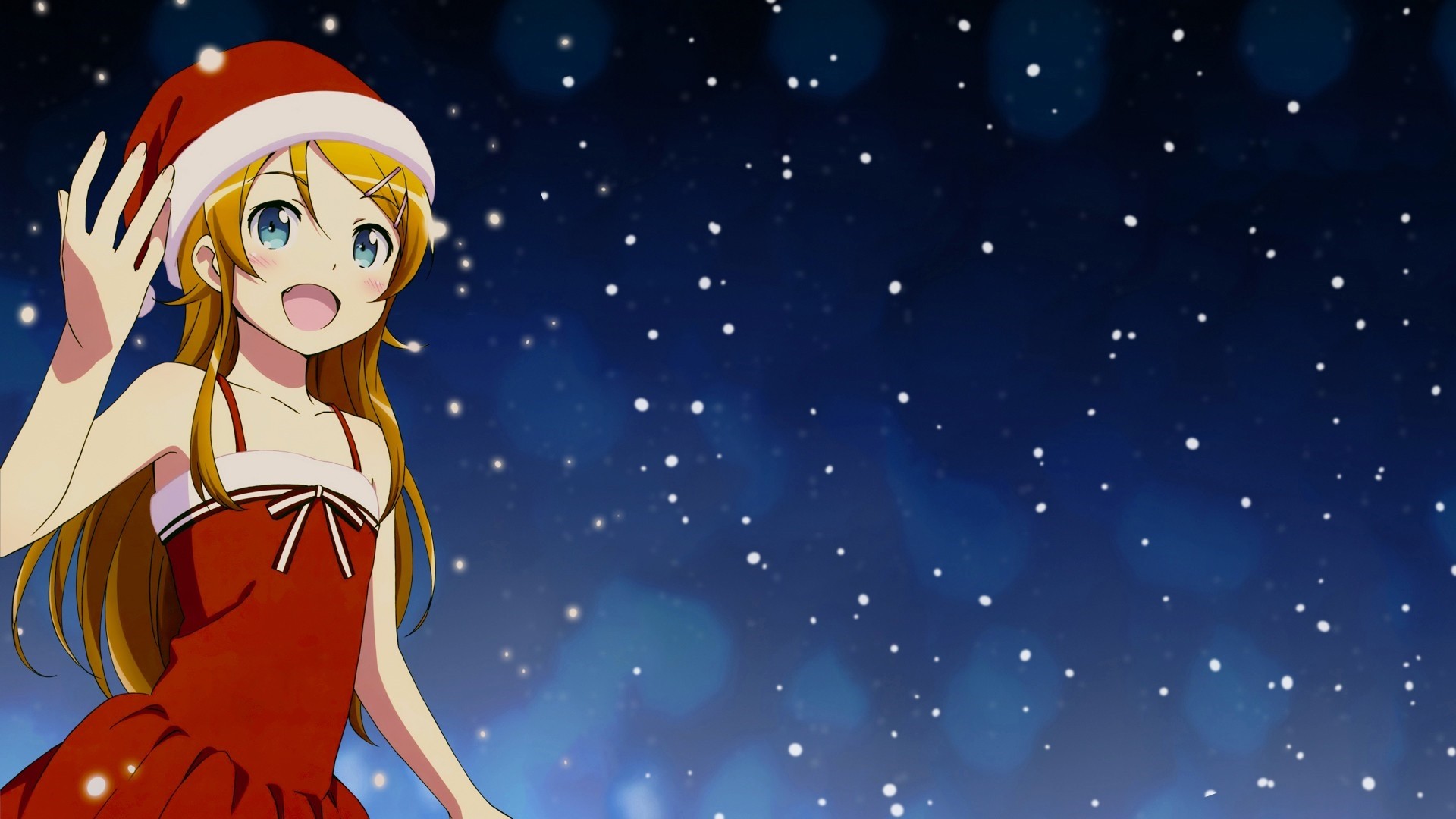 Christmas Anime Girl Wallpaper and Background