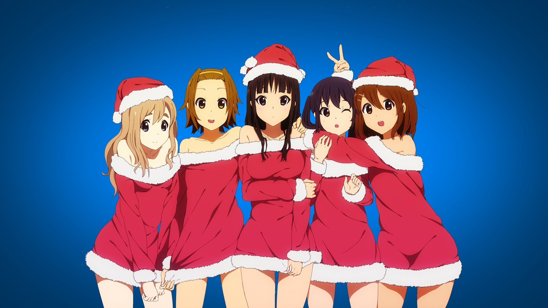 Christmas Anime Girl Wallpaper Picture hd