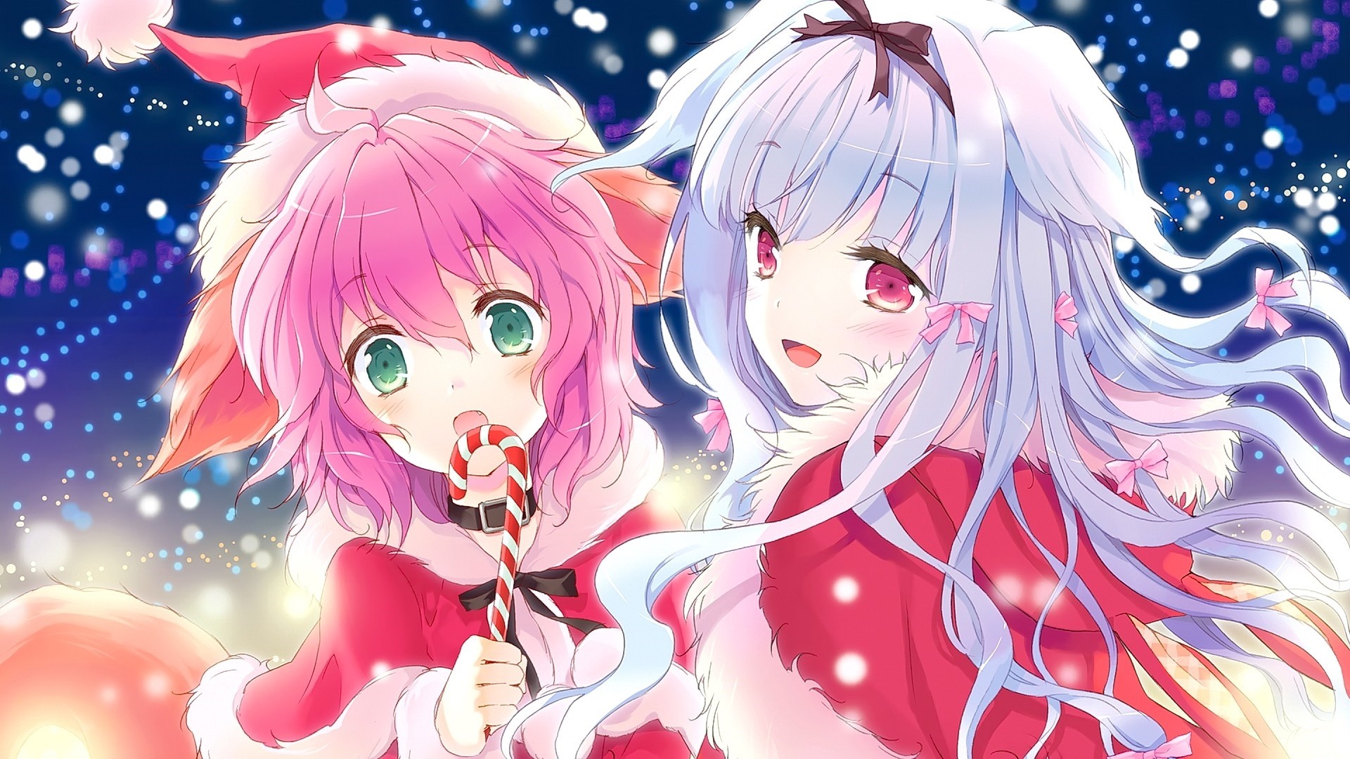 Christmas Anime Girl HD Download