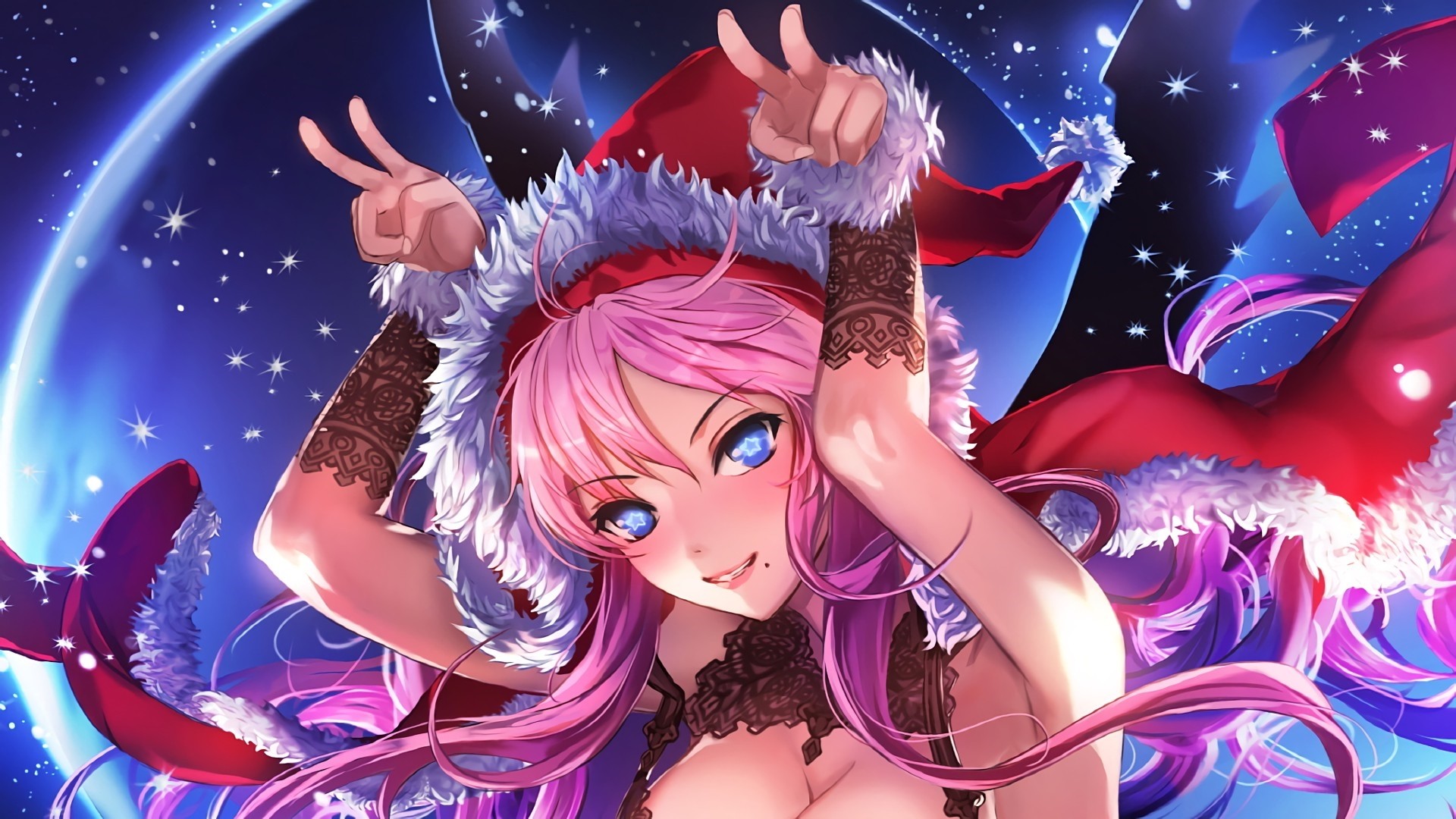 Christmas Anime Girl Image