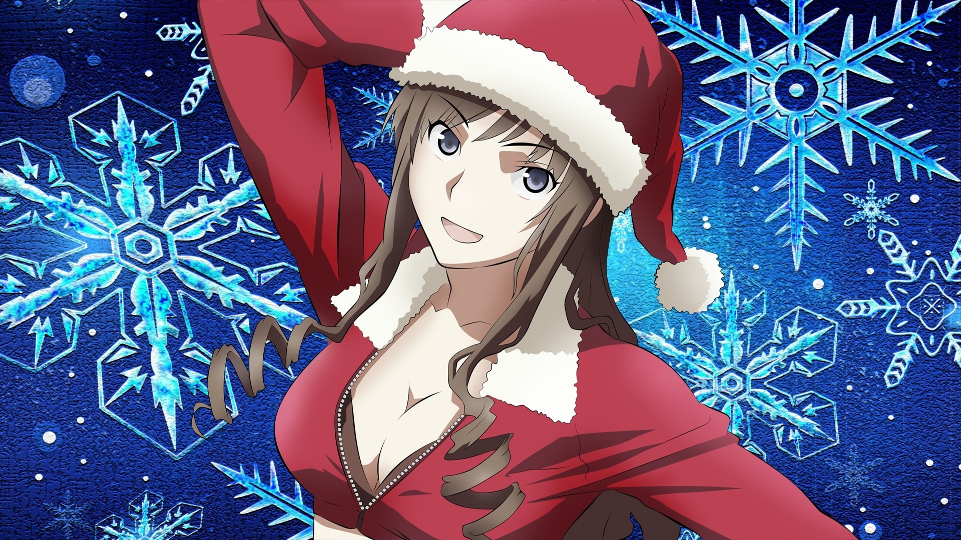 Christmas Anime Girl Image