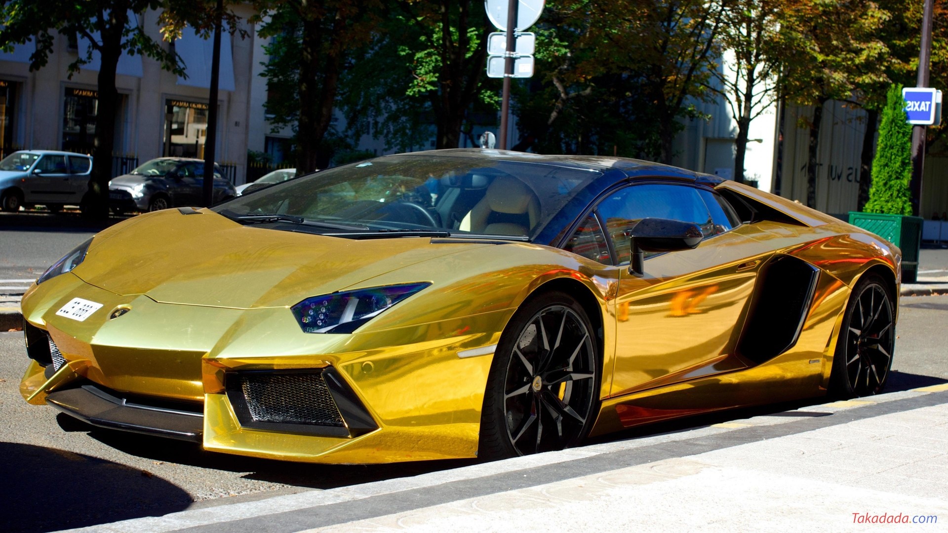 Gold Lamborghini Download Wallpaper