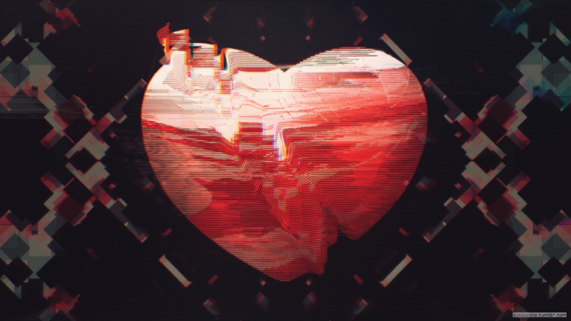 Heart Aesthetic Free Wallpaper and Background