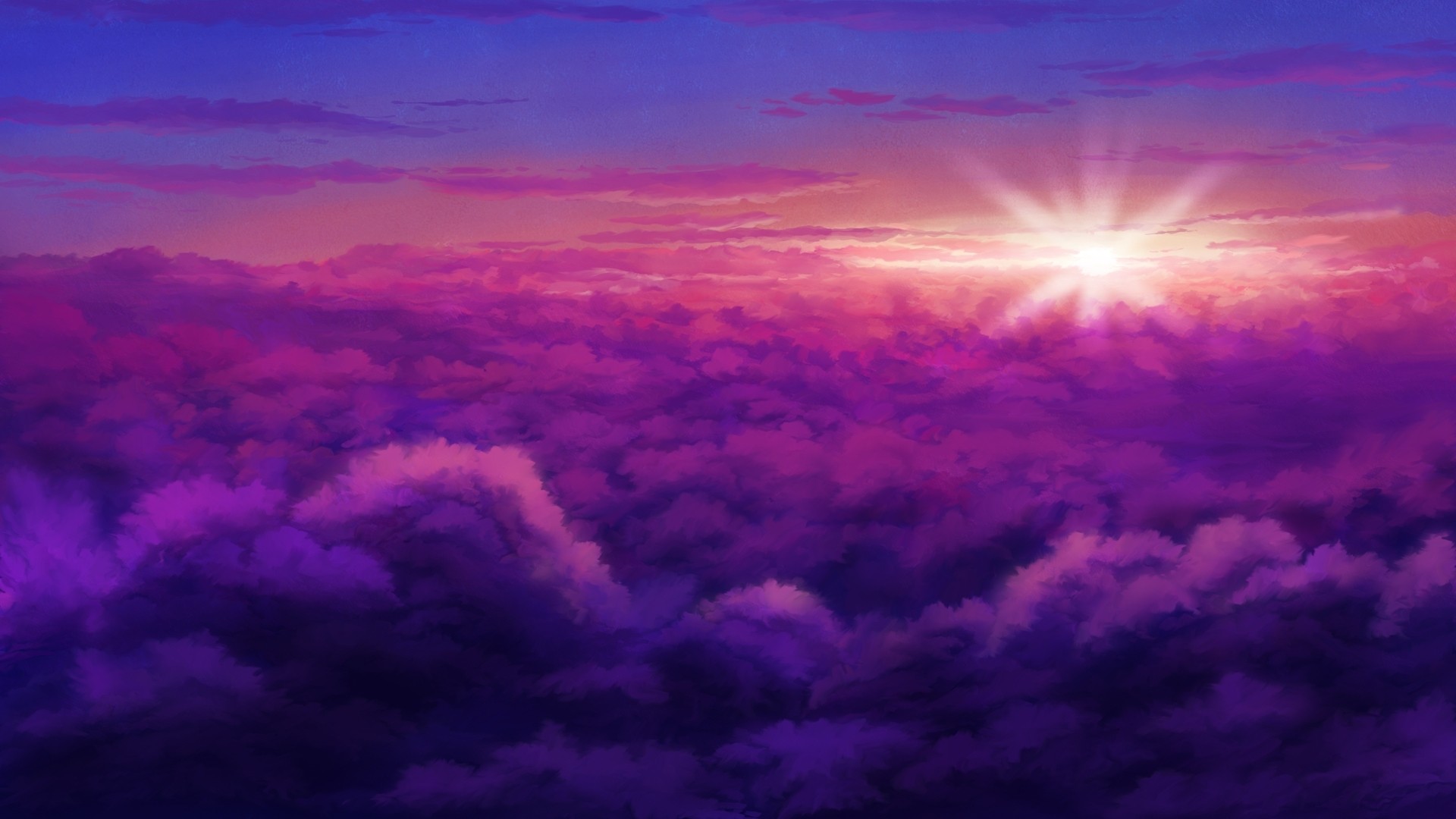 Purple Sky wallpaper photo hd