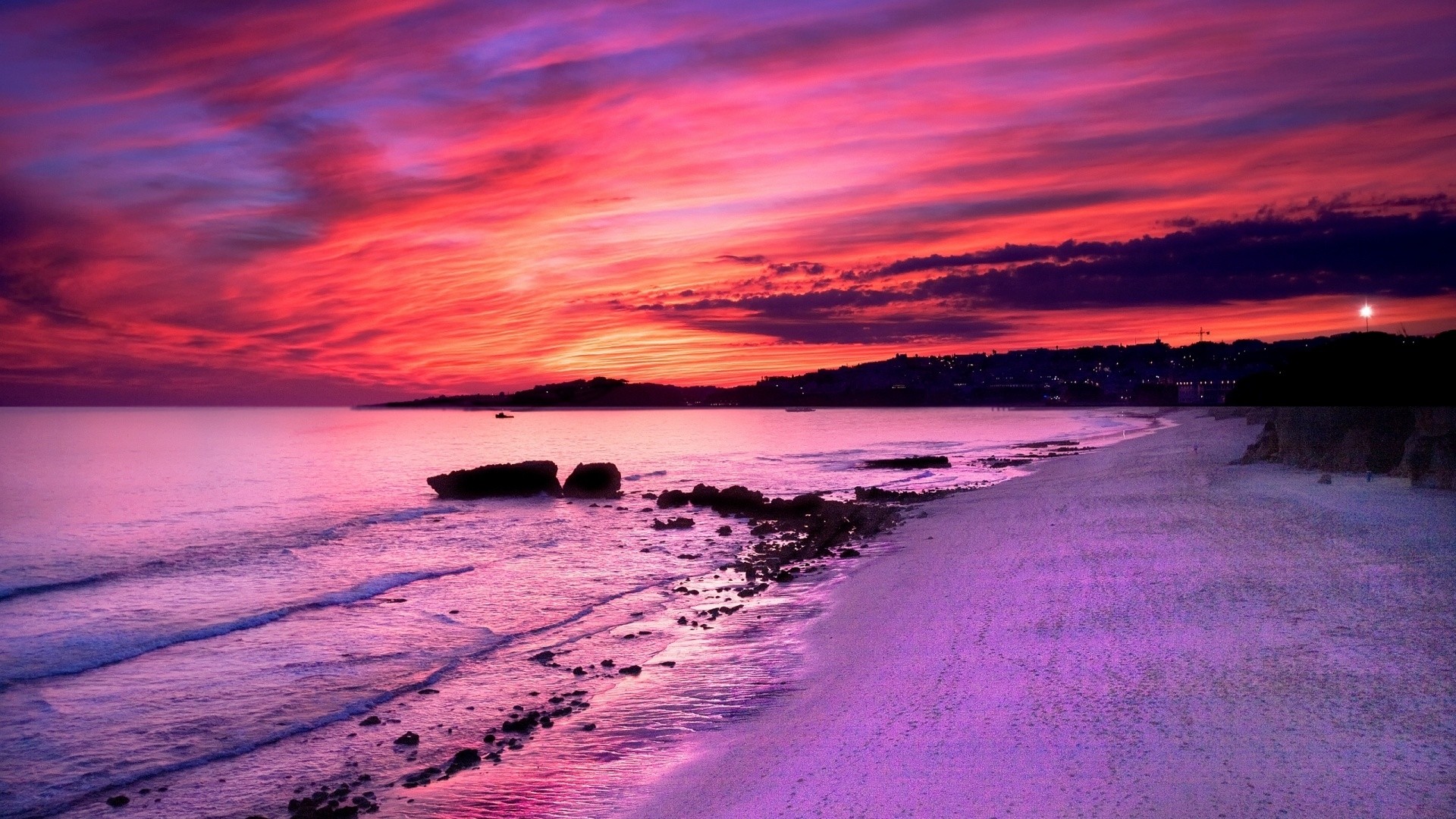 Purple Sky Free Wallpaper and Background