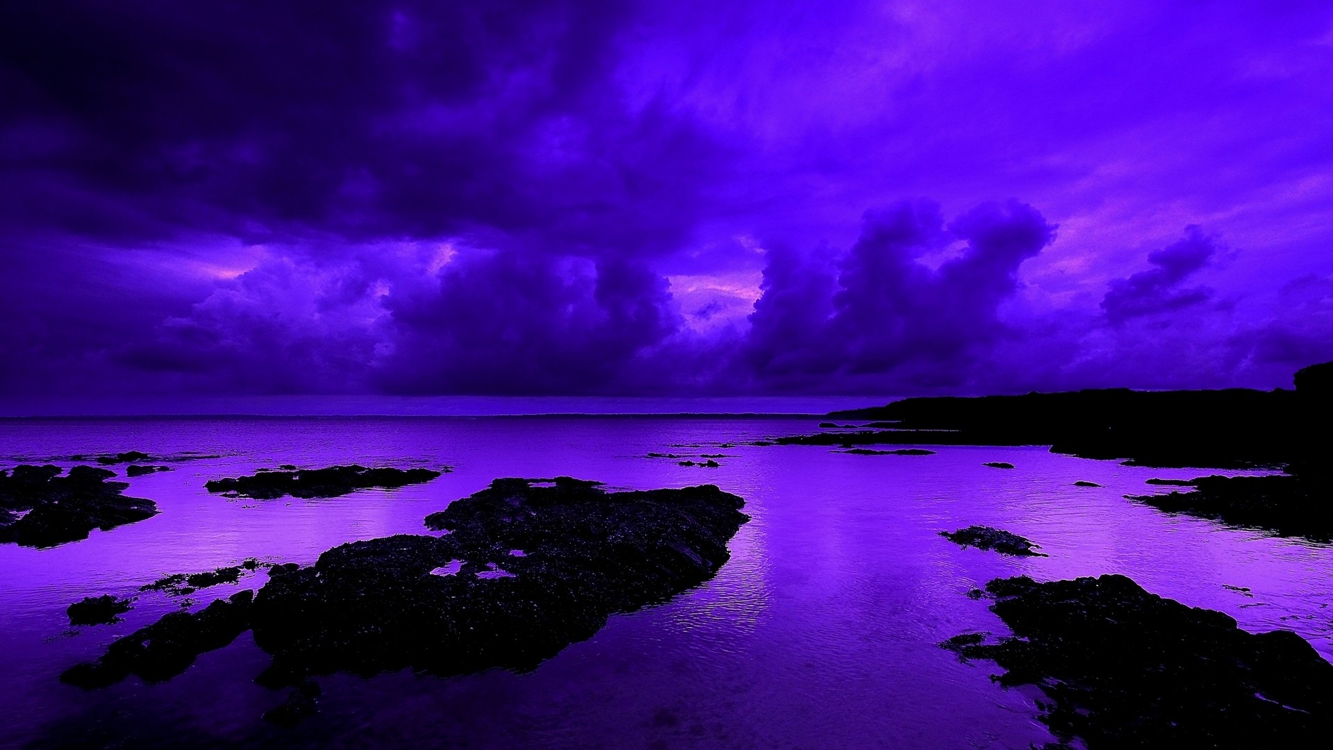 Purple Sky Desktop wallpaper