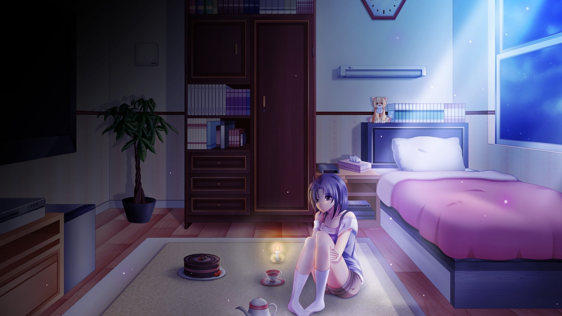 Anime Bedroom hd desktop wallpaper