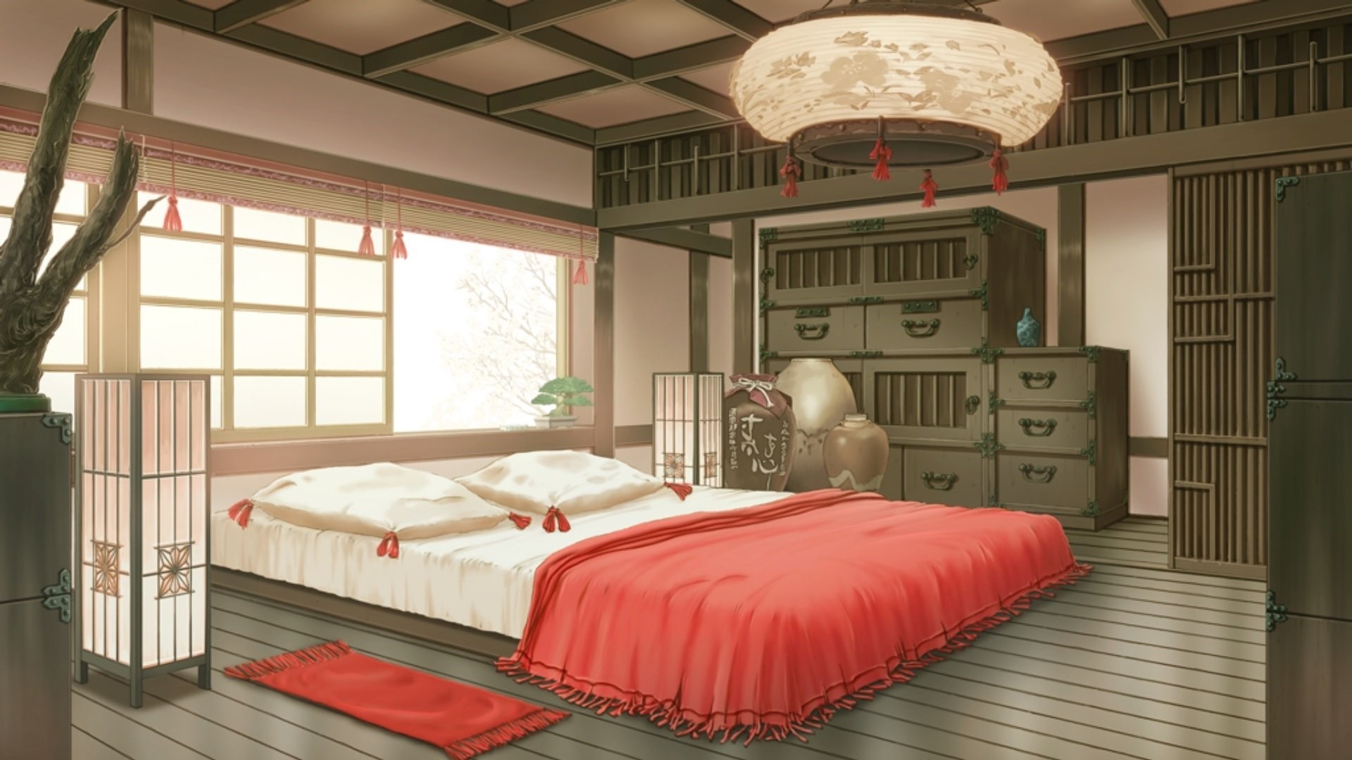 Draw anime background, game, visual novel, interior design, living room by  Rafidmia | Fiverr