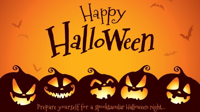 Halloween Greeting Card Background