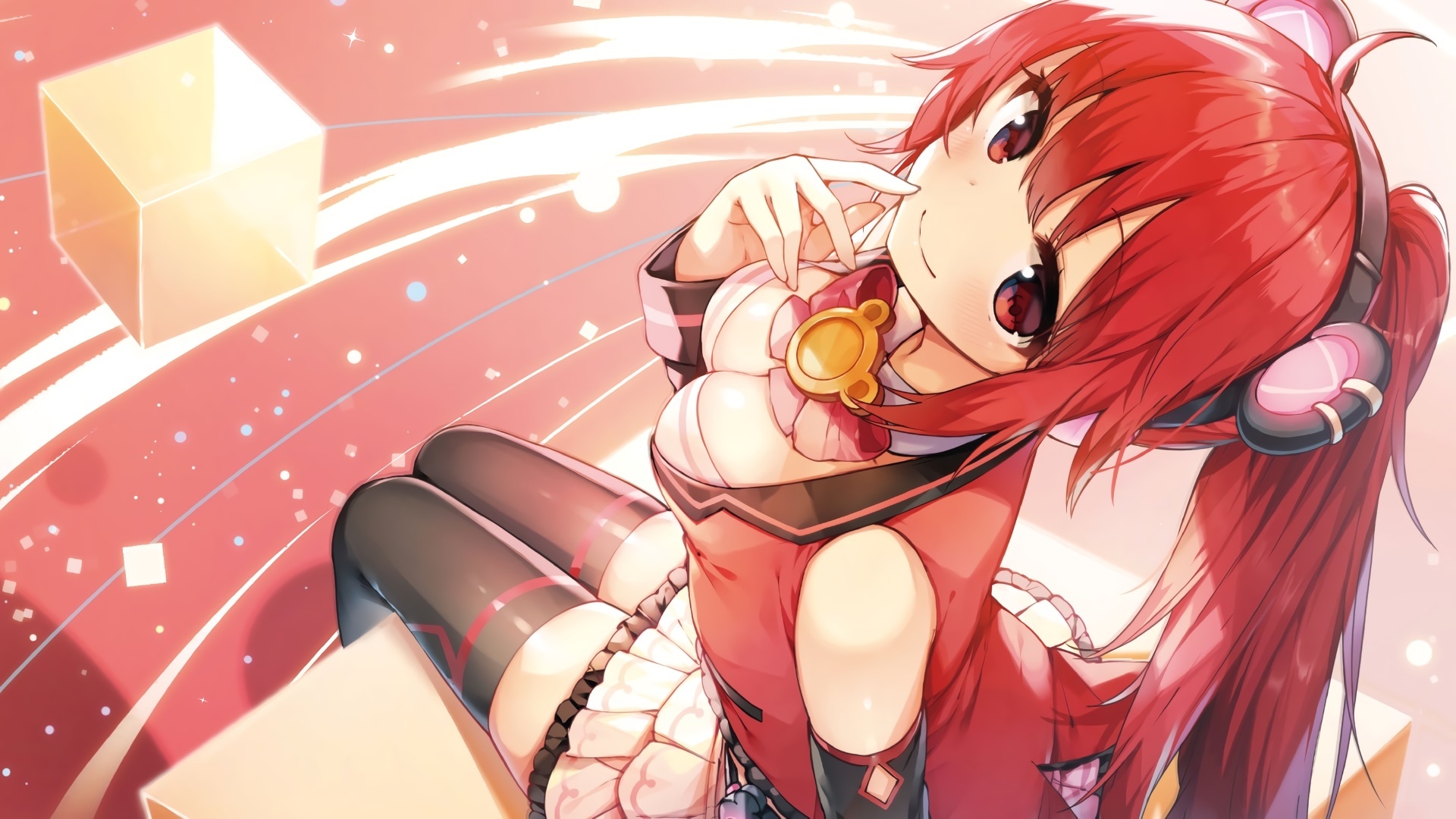 Red Anime Girl Picture