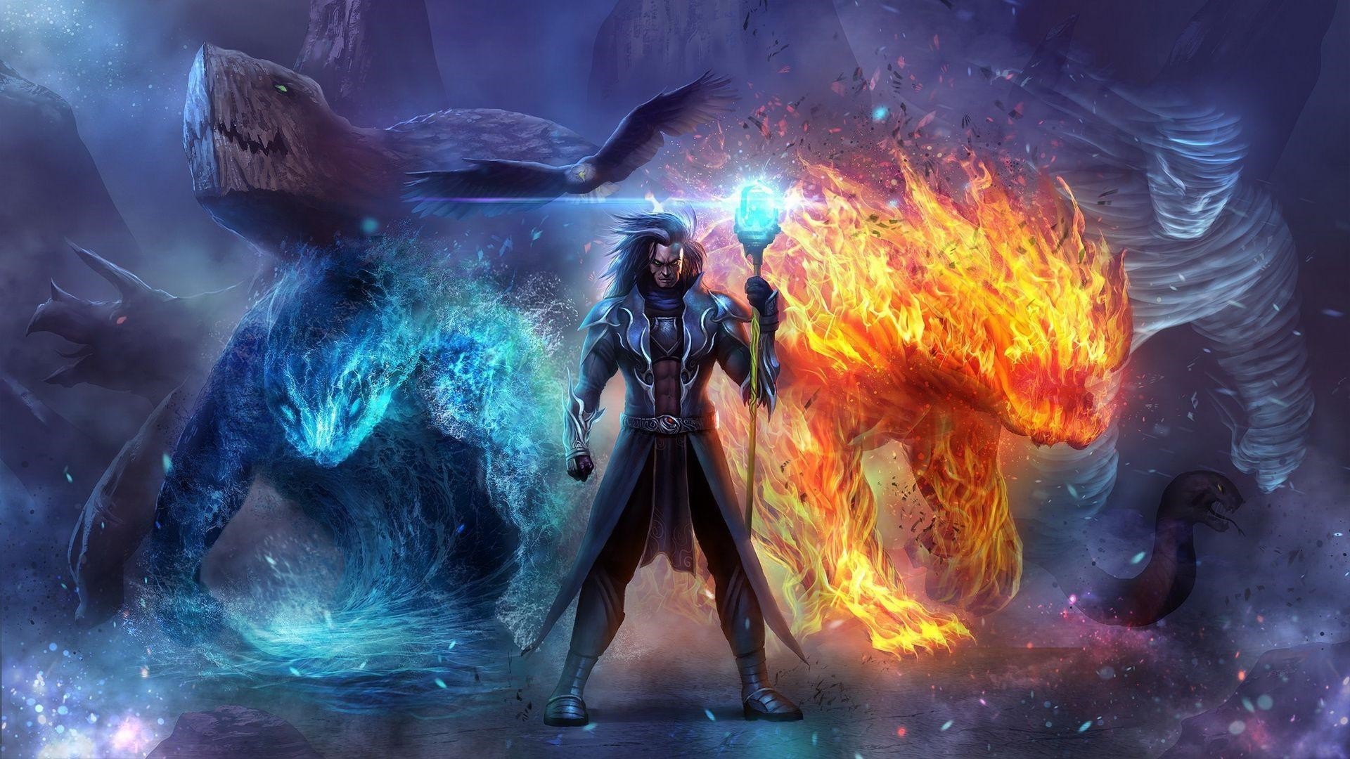 Fire And Ice HD Wallpaper