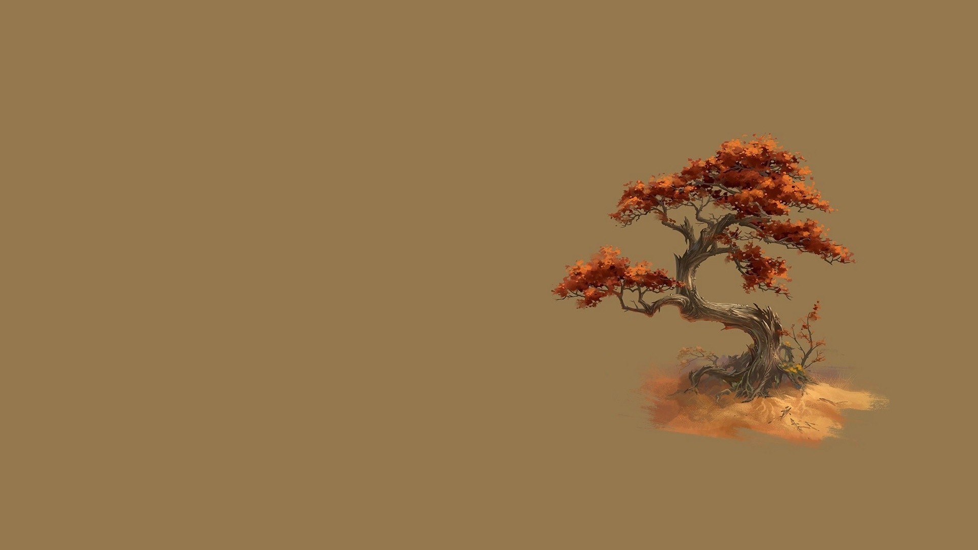 Tree Minimalist HD Wallpaper