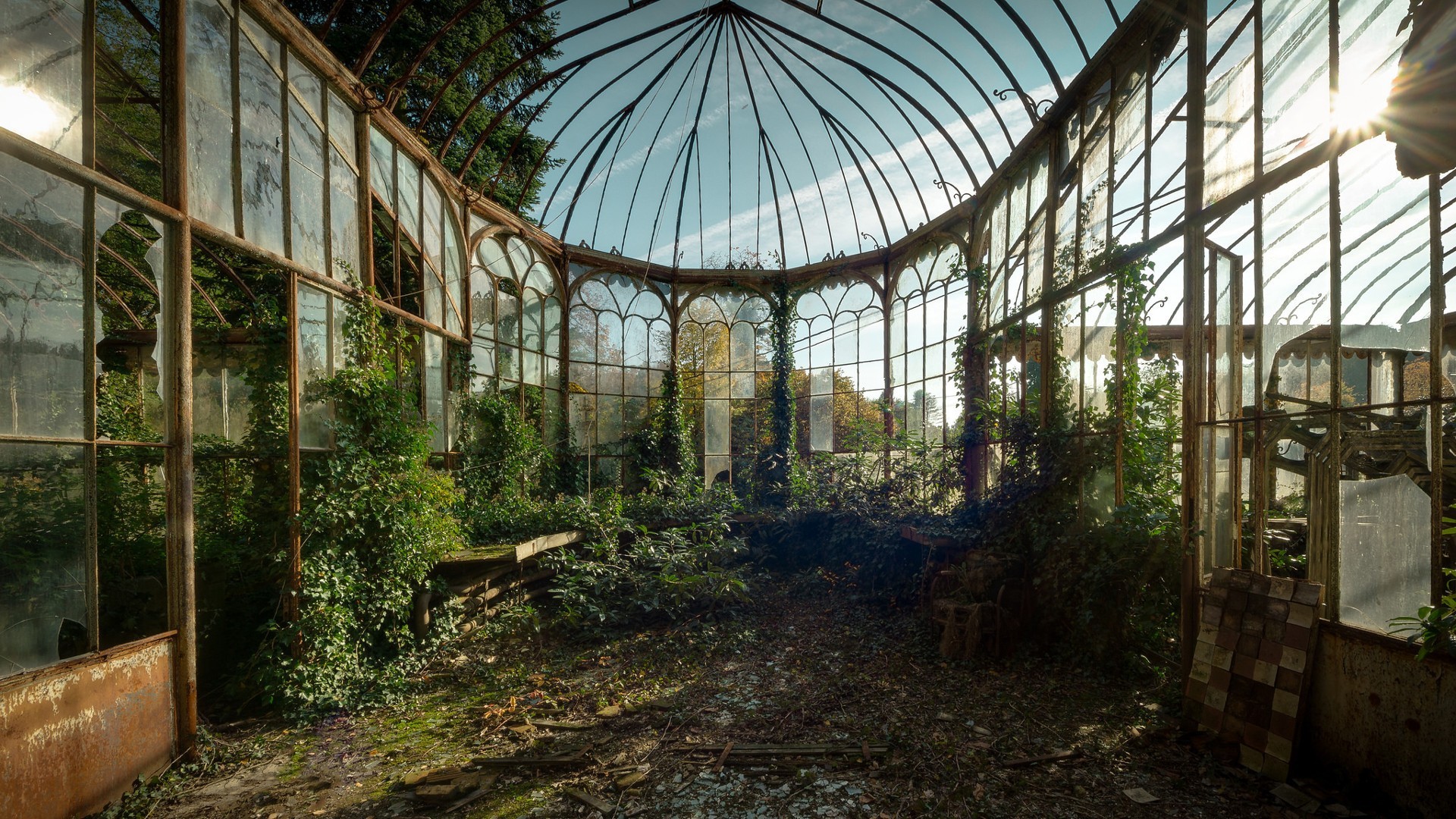 Abandoned Place Full HD Wallpaper