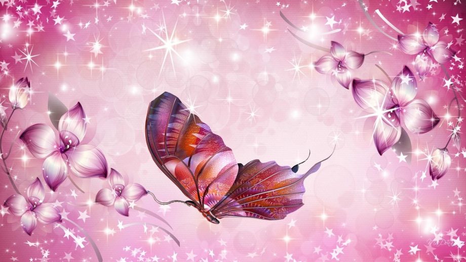 31 Pink Butterfly Wallpapers - Wallpaperboat