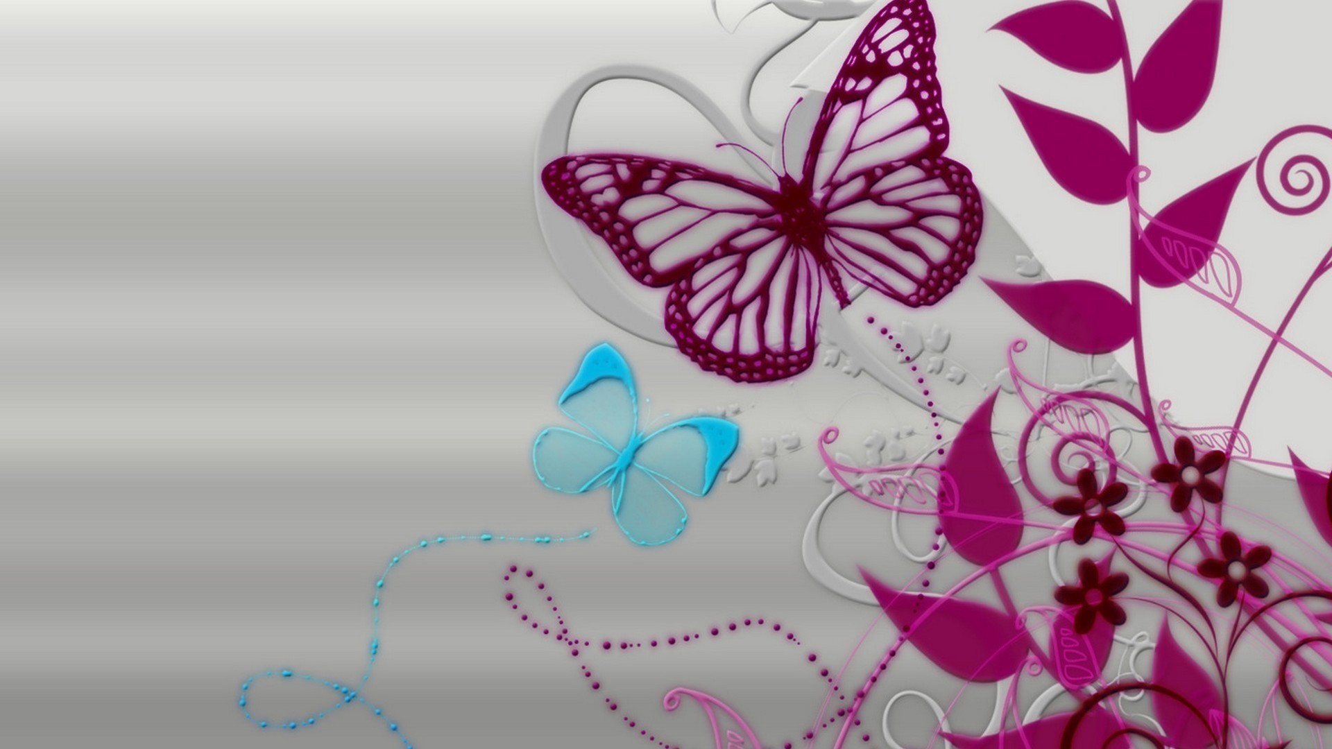 Pink Butterfly Wallpaper and Background