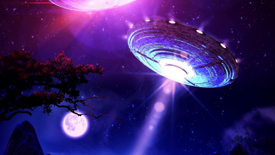 UFO Background Wallpaper