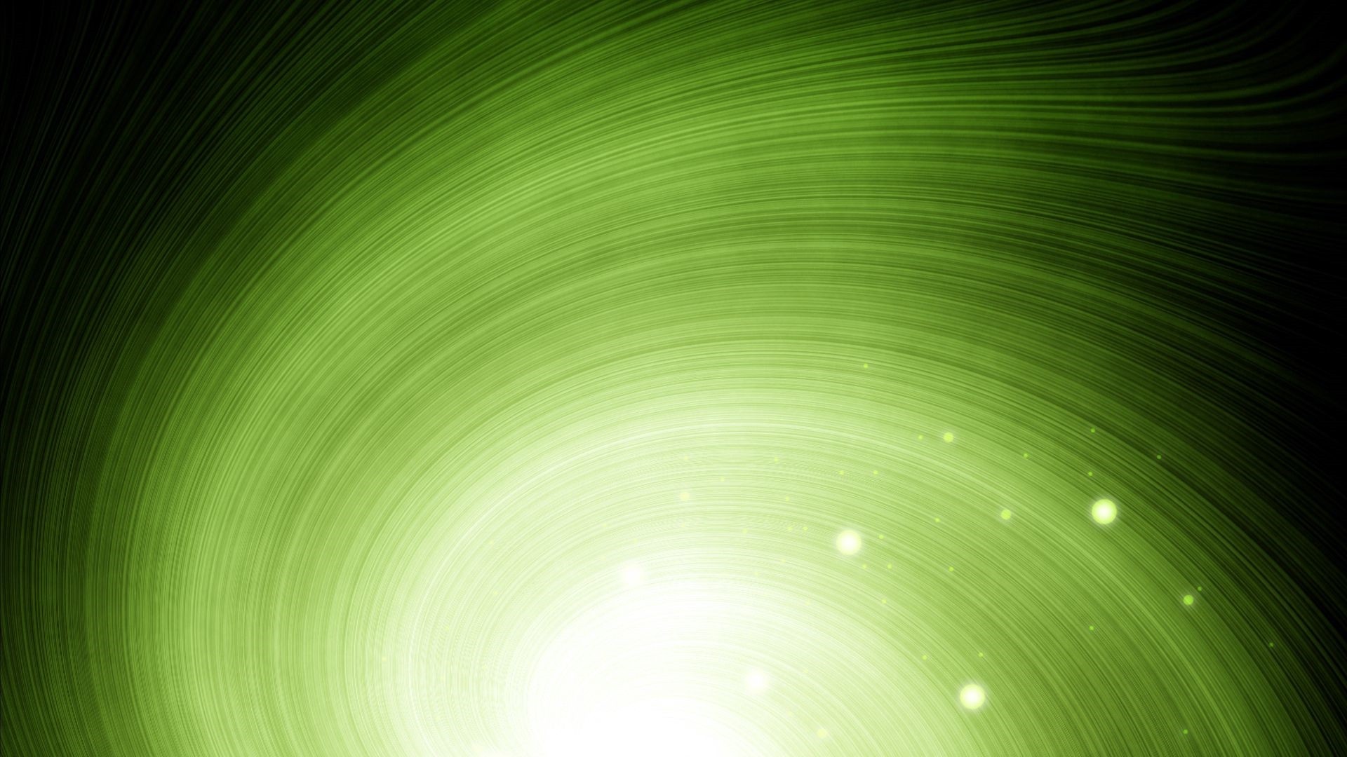 Spark Green Full HD Wallpaper