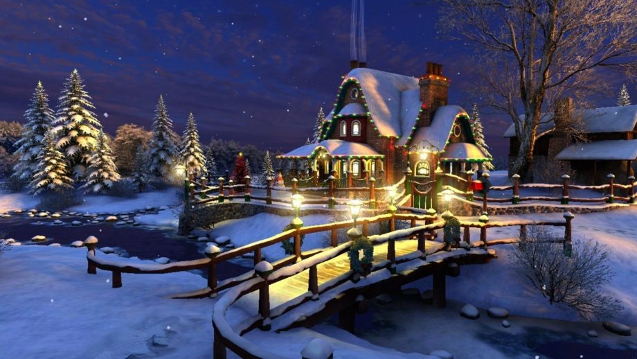 31 Winter New Year's Evening Wallpapers - Wallpaperboat