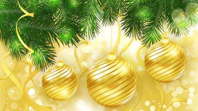 55 Christmas Gold Wallpapers - Wallpaperboat