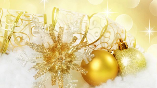 Christmas Gold Wallpapers: 55 images - WallpaperBoat