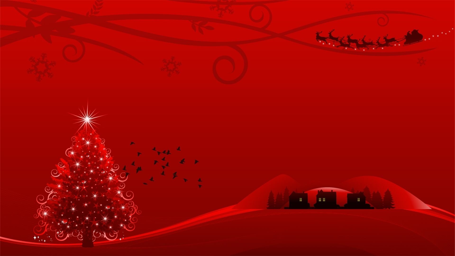 Christmas Red HD Wallpaper