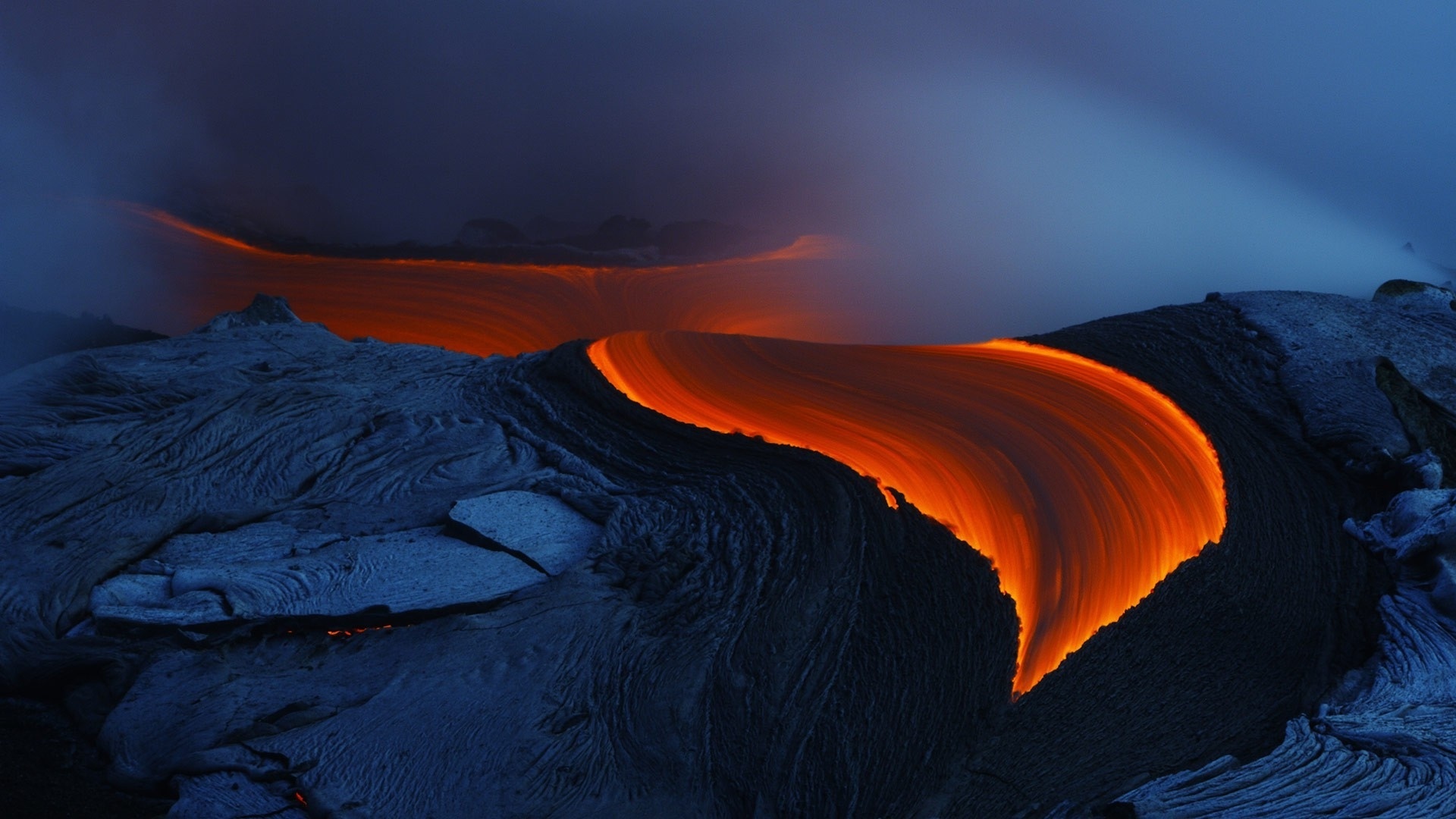 Volcano Eruption Desktop Wallpaper