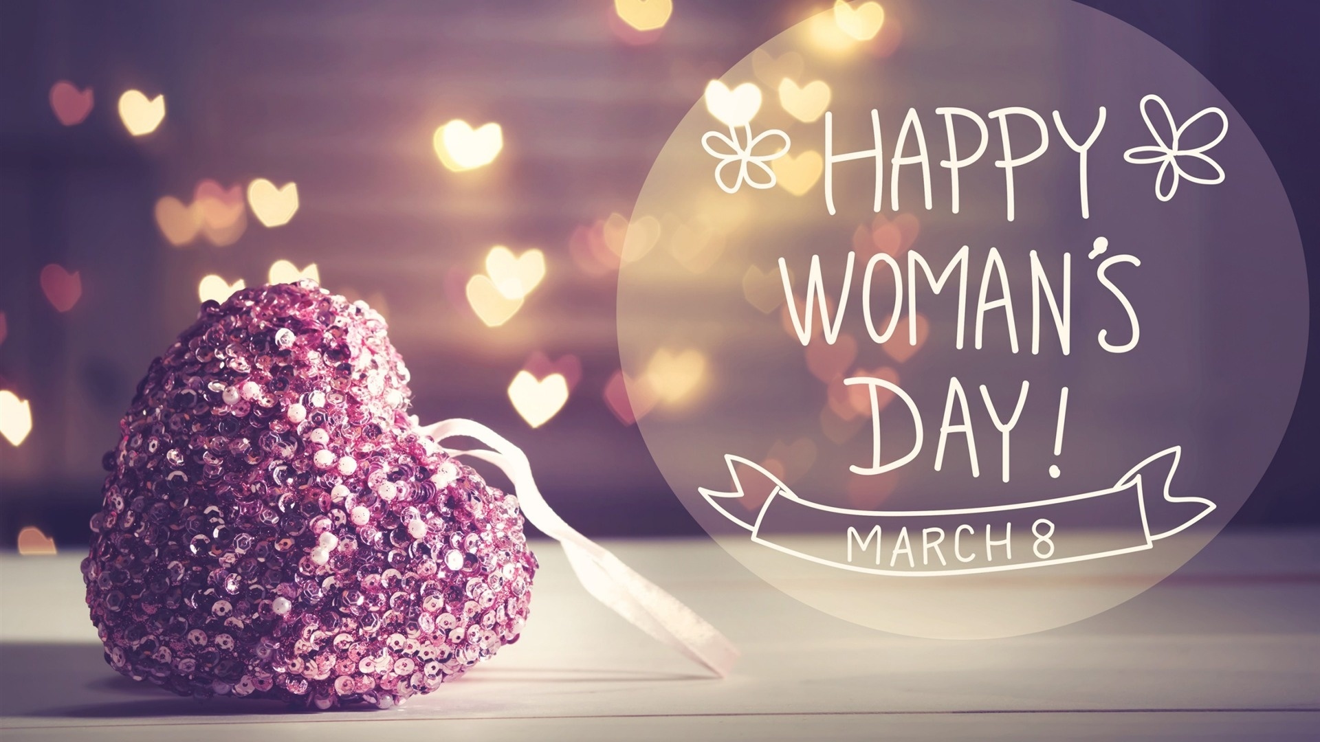 Happy Women's Day wallpaper for computer