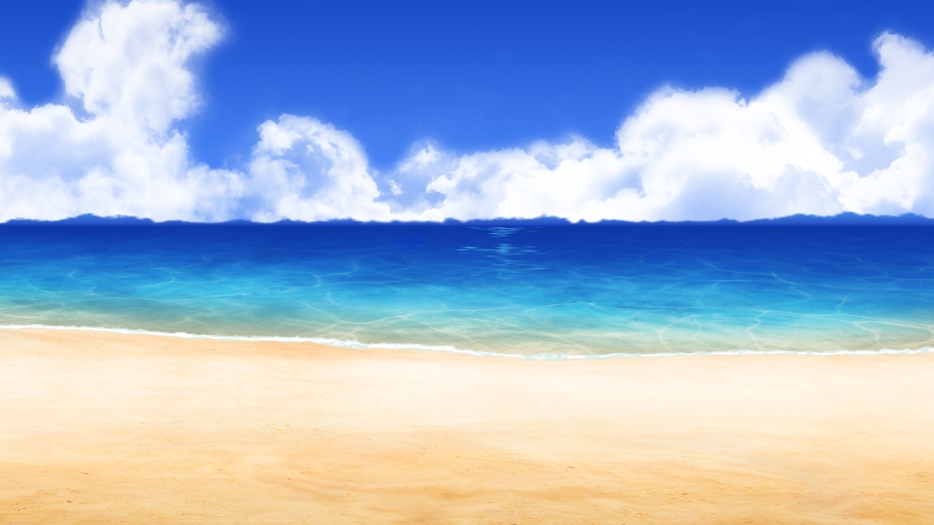 Anime Beach desktop wallpaper hd