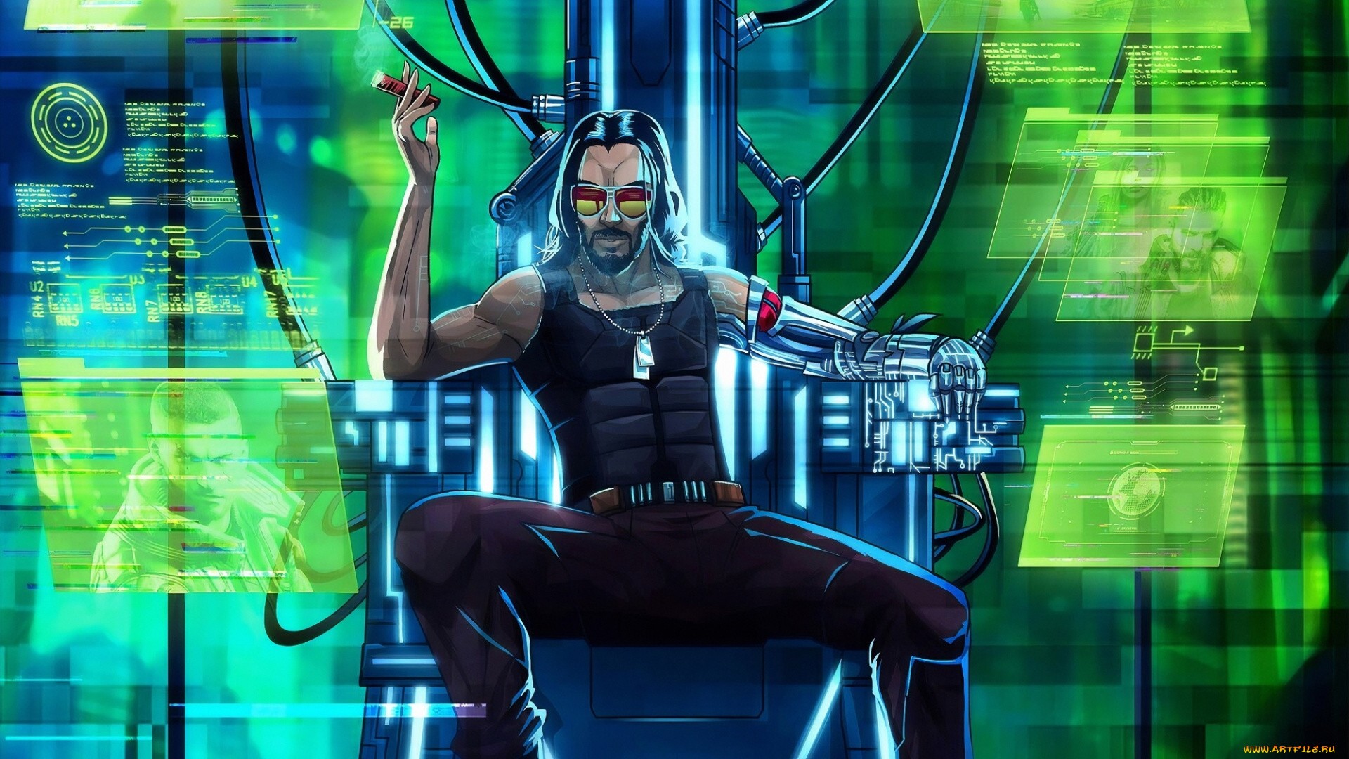 Cyberpunk 2077 Poster Wallpaper