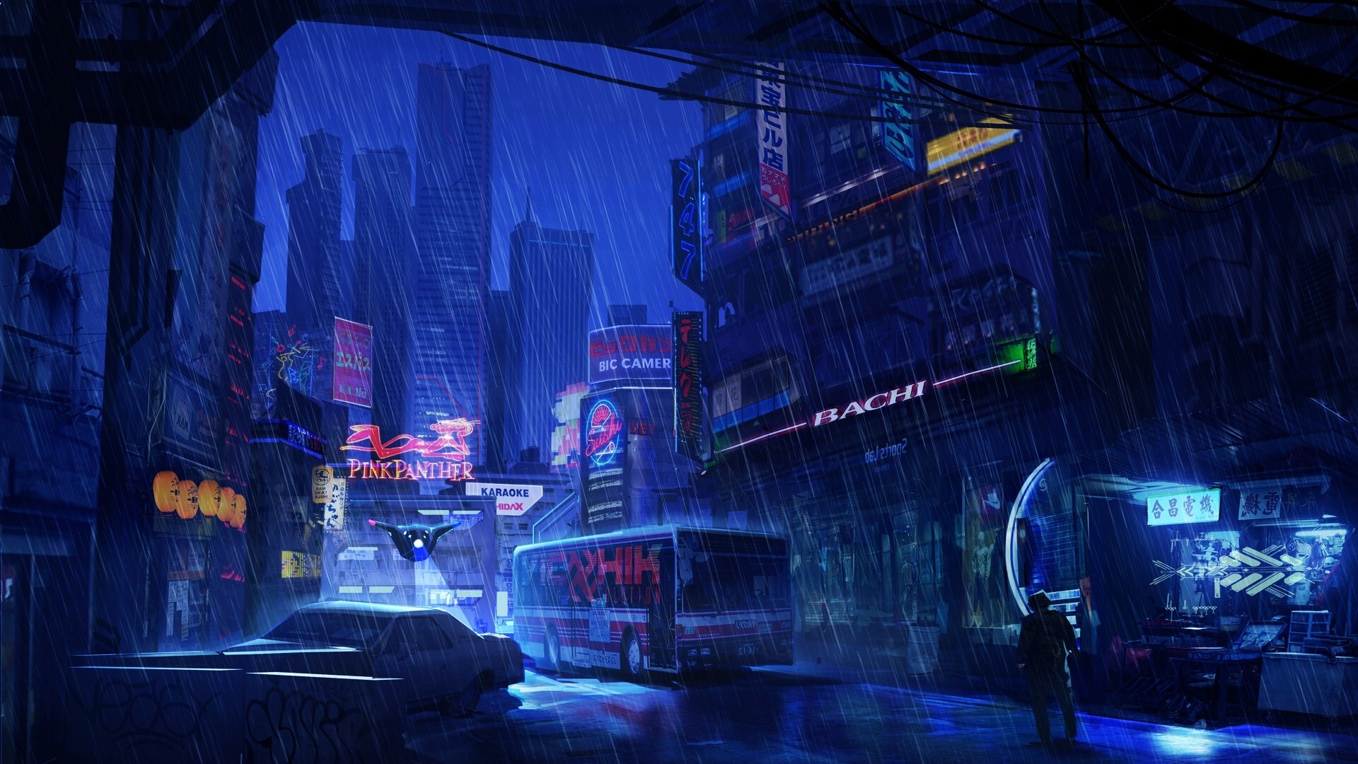 Cyberpunk City Art Pic
