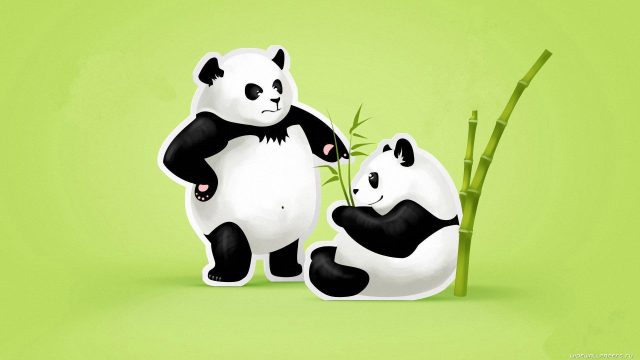 Panda Minimalist Image