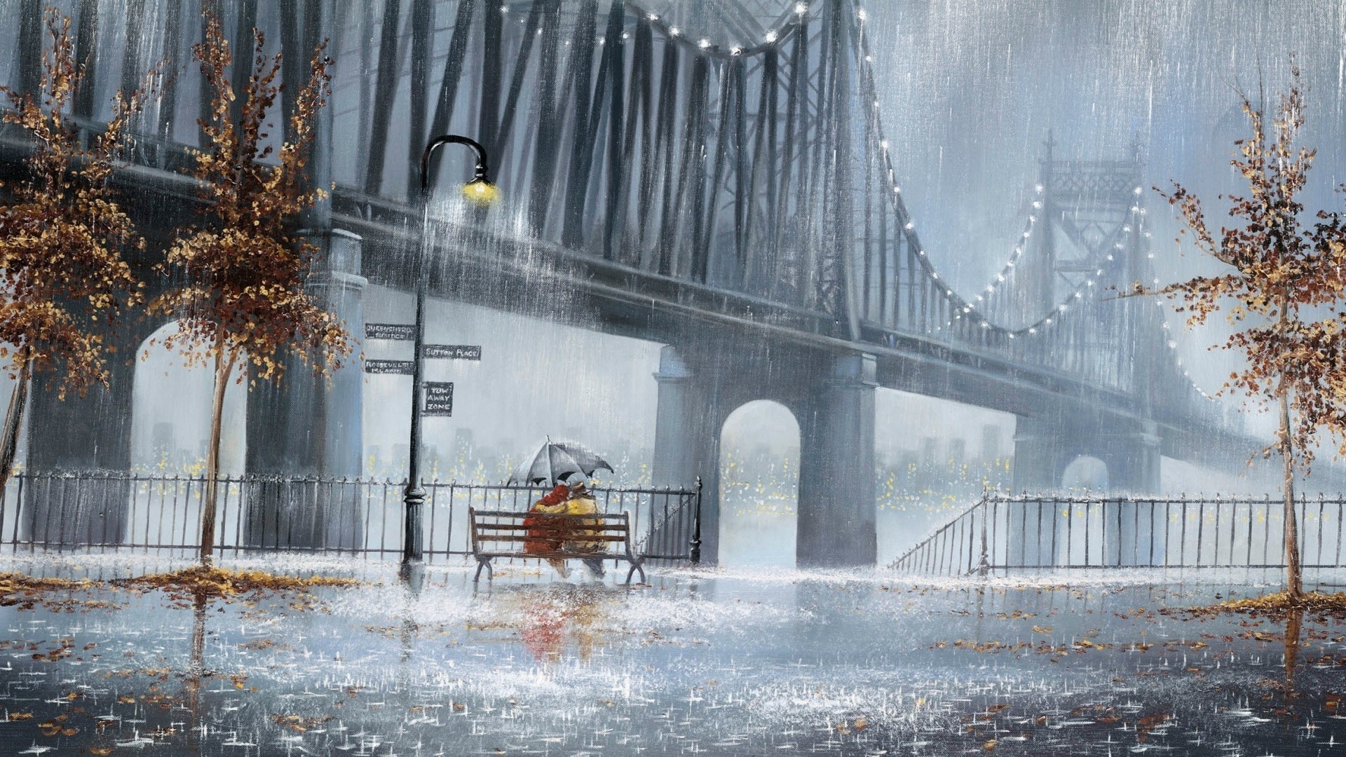 Rain Art HD Wallpaper