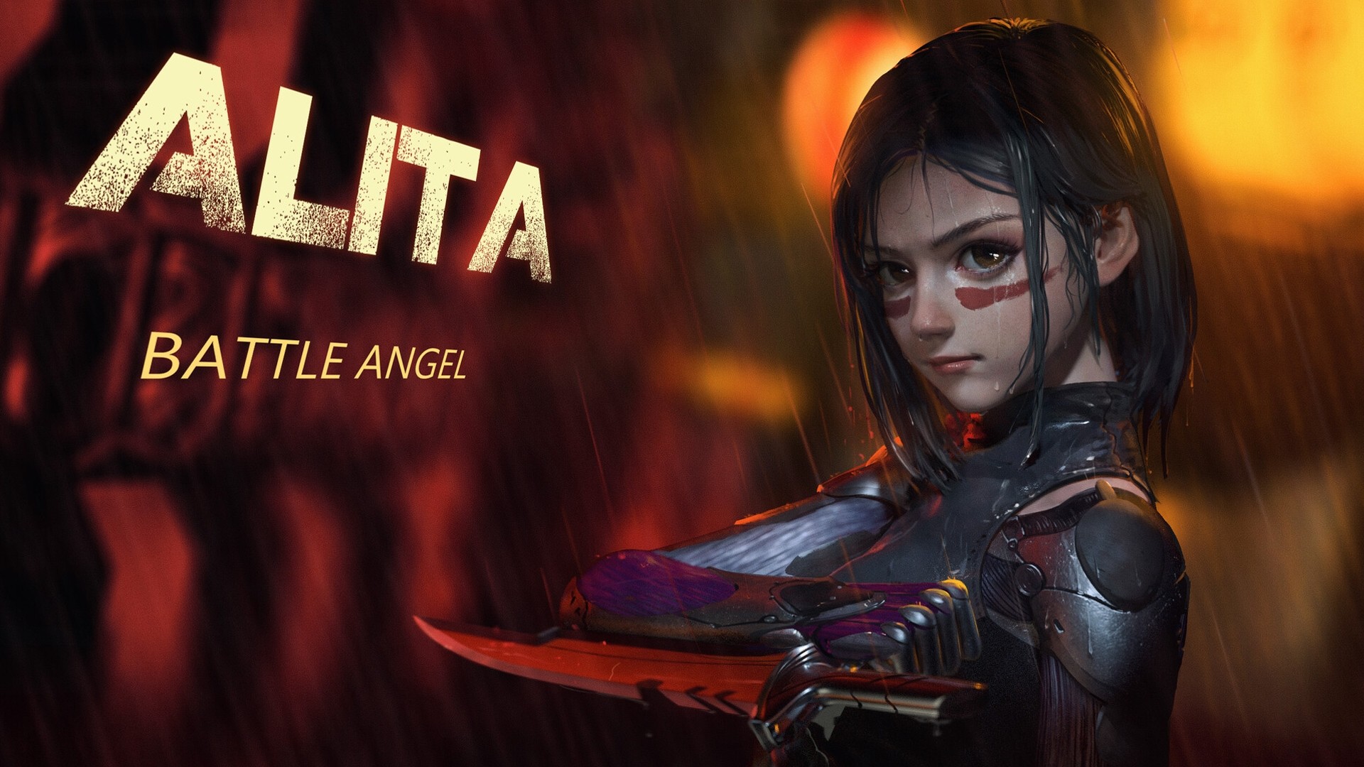 Alita Battle Angel computer wallpaper