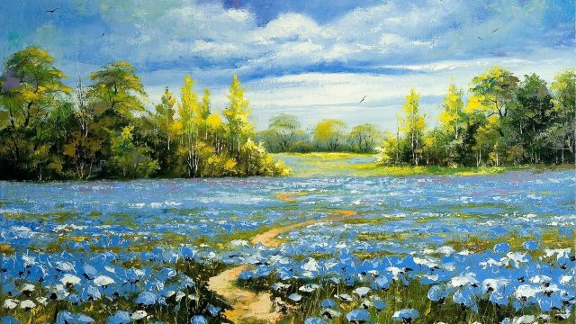 Landscapes Of Nature Oil Picture