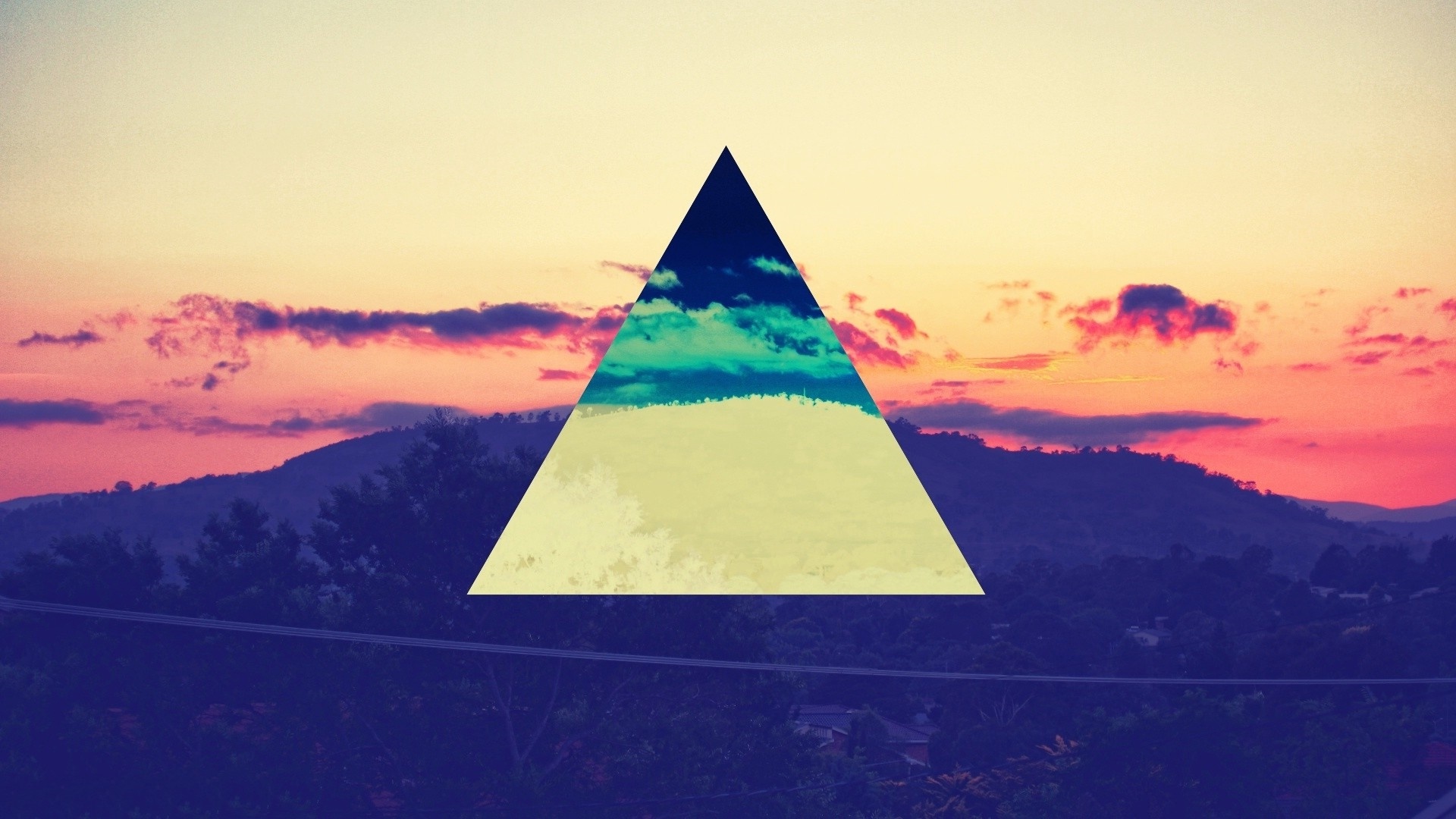 Shapes Triangle Wallpaper theme