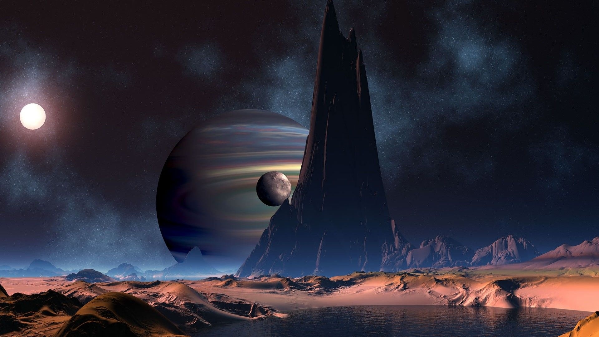 Alien Planet Art Desktop Wallpaper