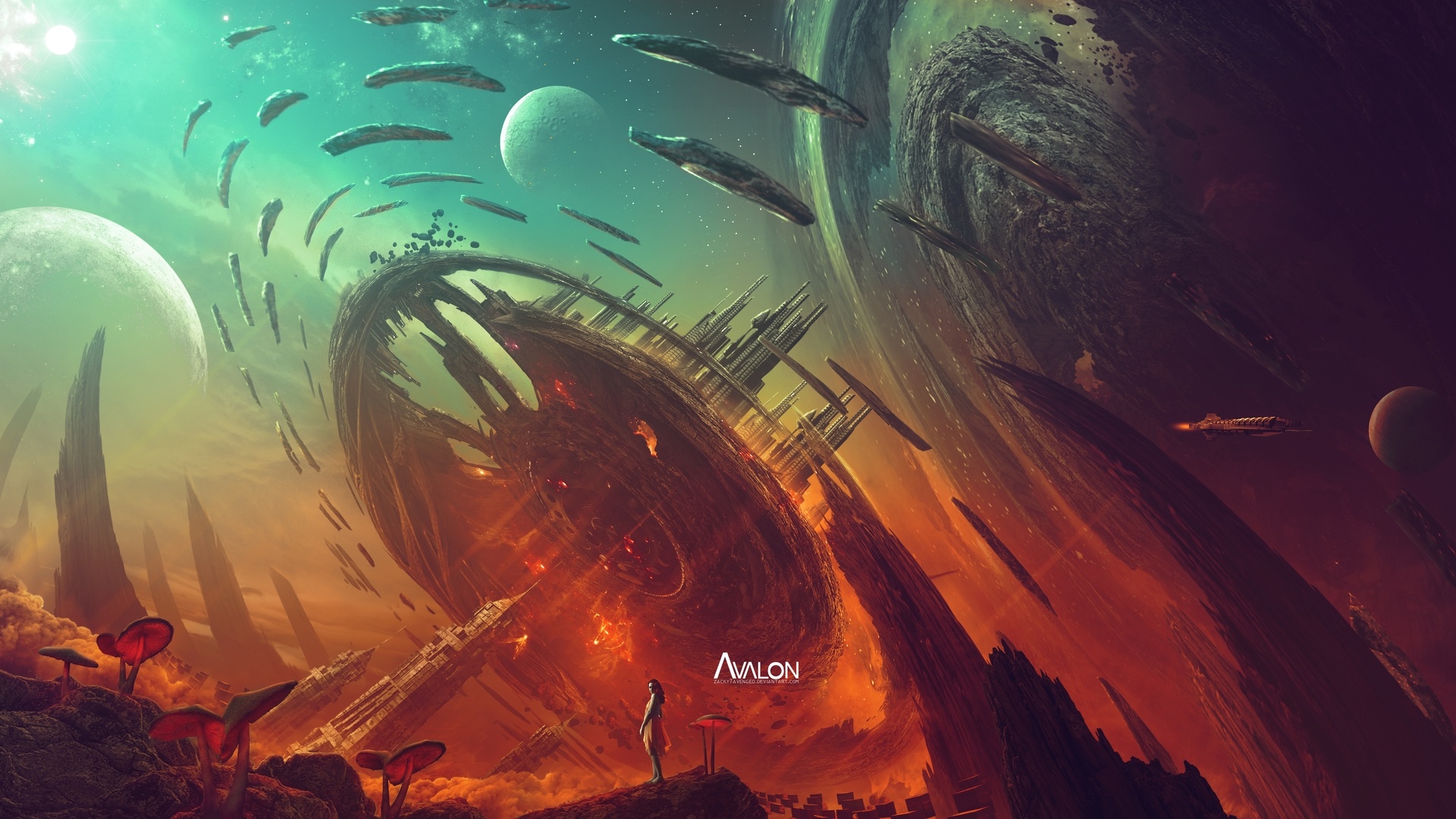 Alien Planet Art Wallpaper