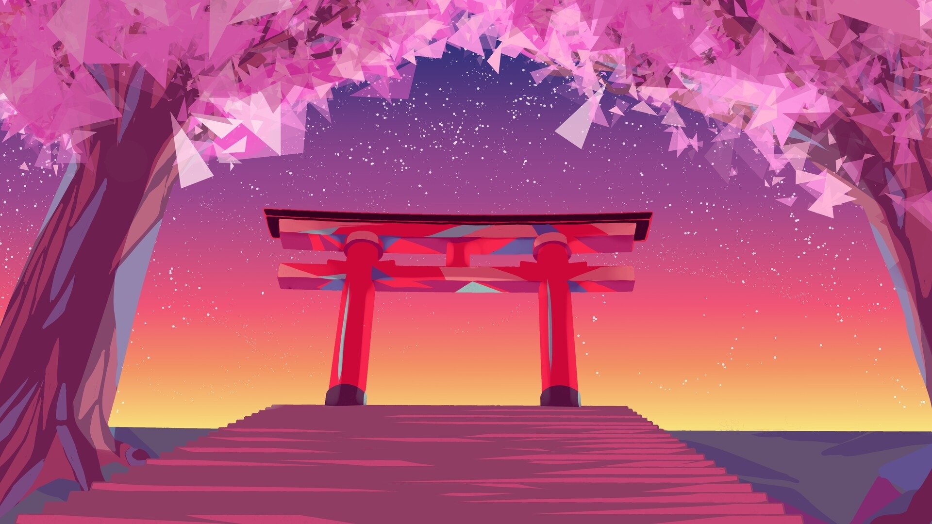 Torii Gate HD Wallpaper