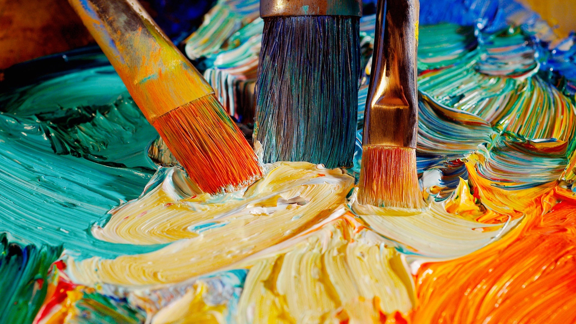 Brushes And Paint computer wallpaper