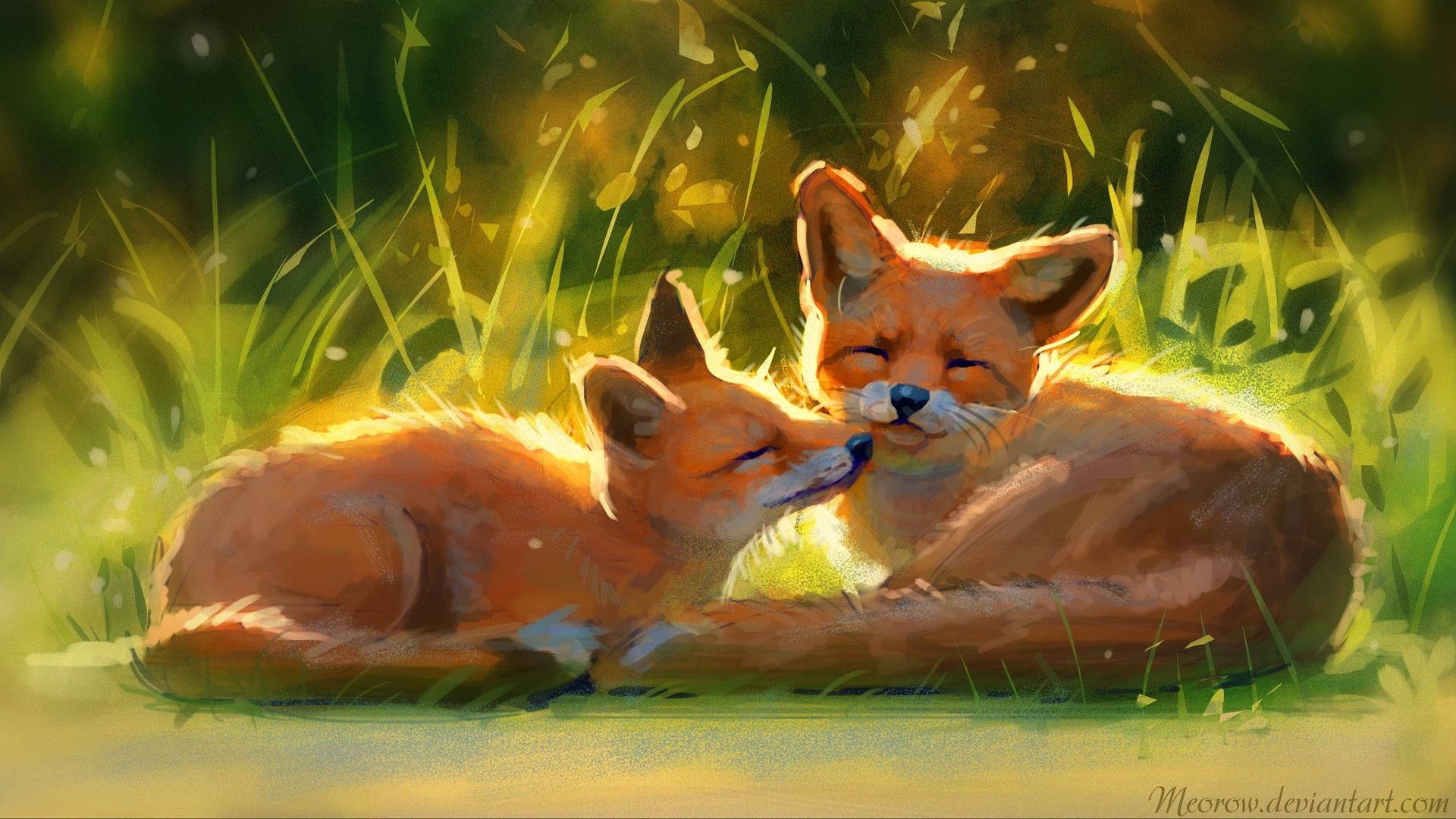Fox Art Wallpaper